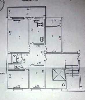 Дархан, метро Хамида Алимджана, 4 в 3х комн - 90 м2