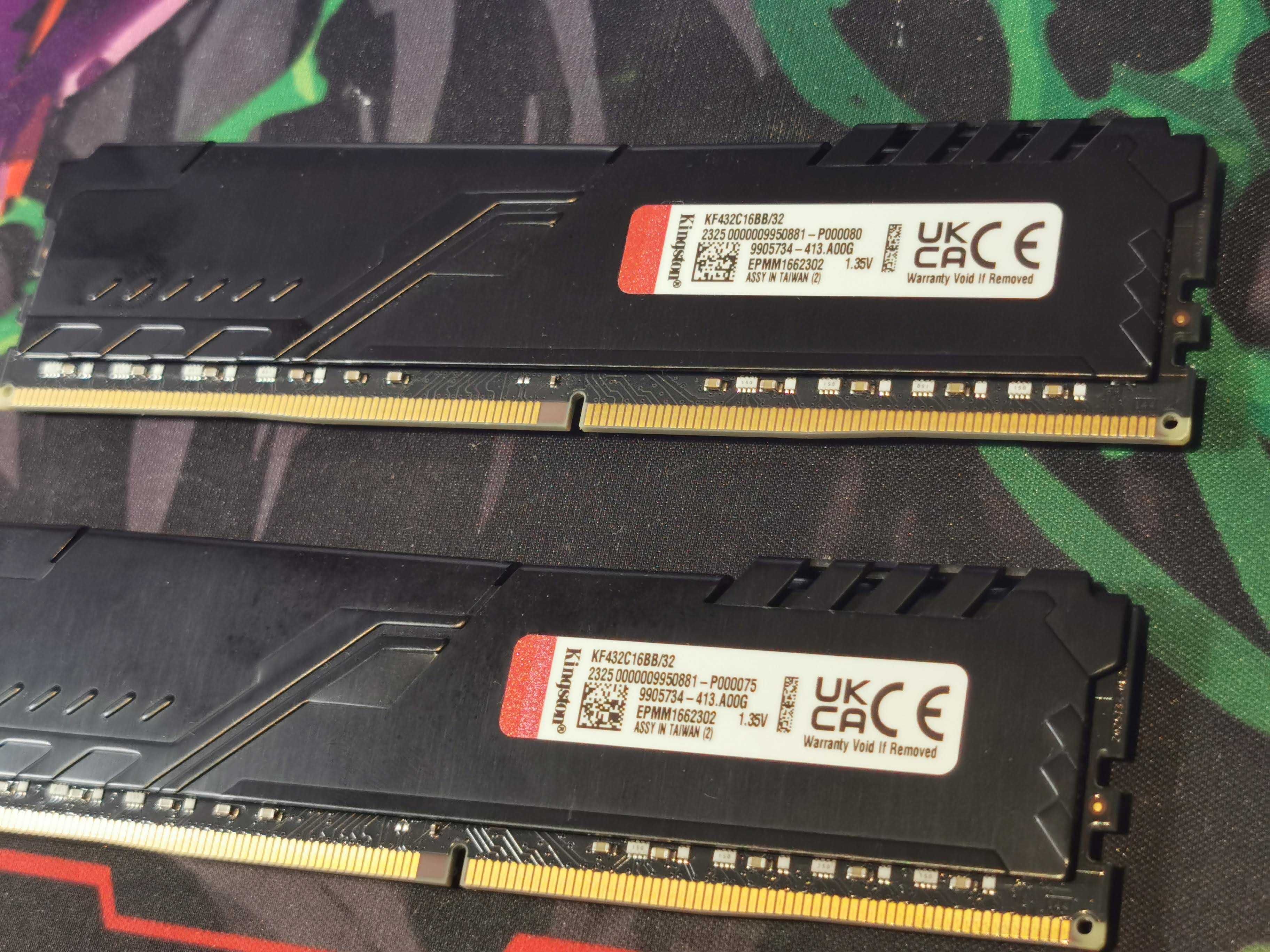 64ГБ Рам памет - 2x32GB 3200MHz Kingston FURY Beast KF432C16BB/32