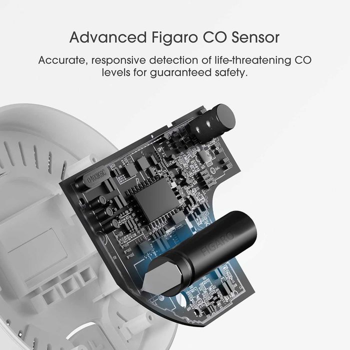 Detector Monoxid de Carbon X-Sense cu Afișaj Digital și Baterii