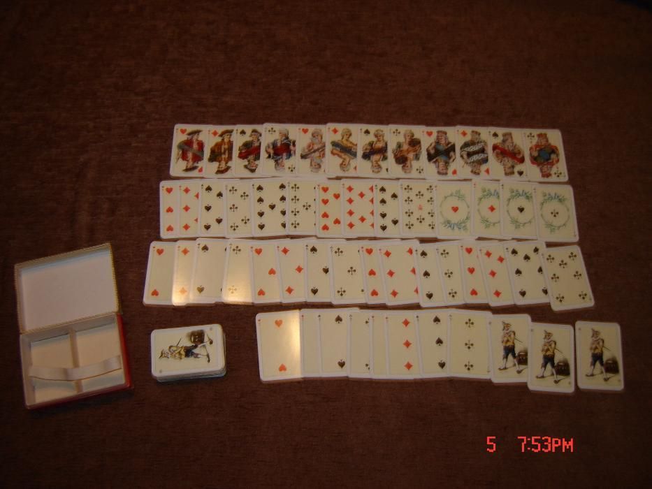 Carti de joc de colectie mini GDR anii 70