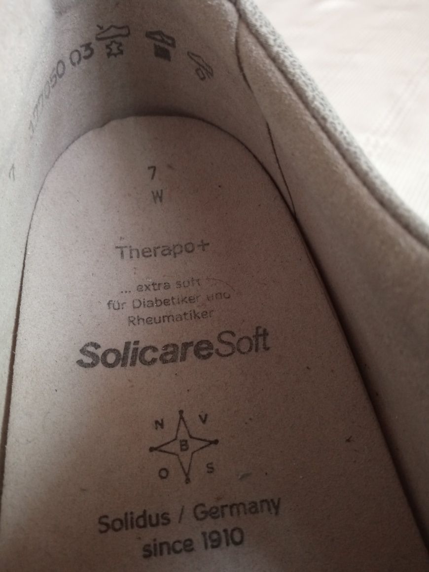 Sandale Solidus Solicare Soft terapeutici ,piele naturală integral Noi