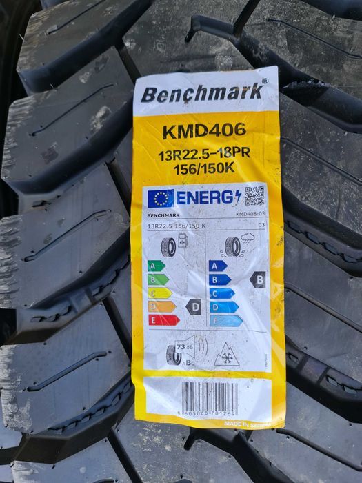 Anvelope noi 13R22.5 BENCHMARK cauciucuri tractiune basculta TRUSTON