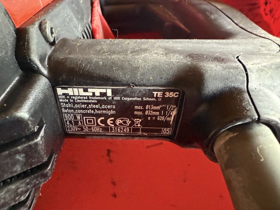 Hilti TE 35C комбиниран перфоратор и къртач.