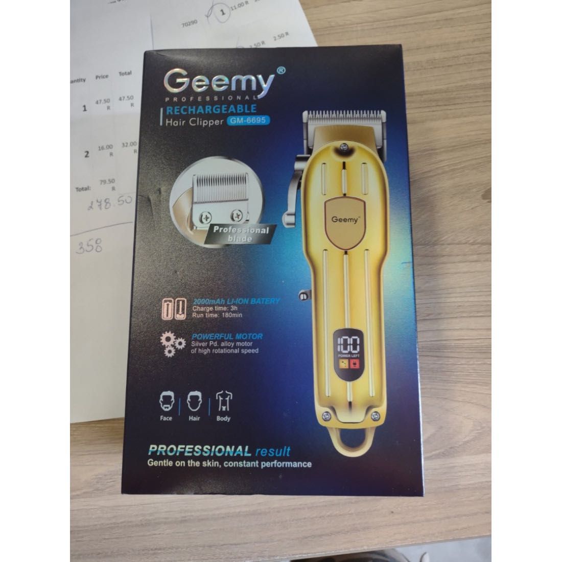 Машинка за подстригване GEEMY 6695