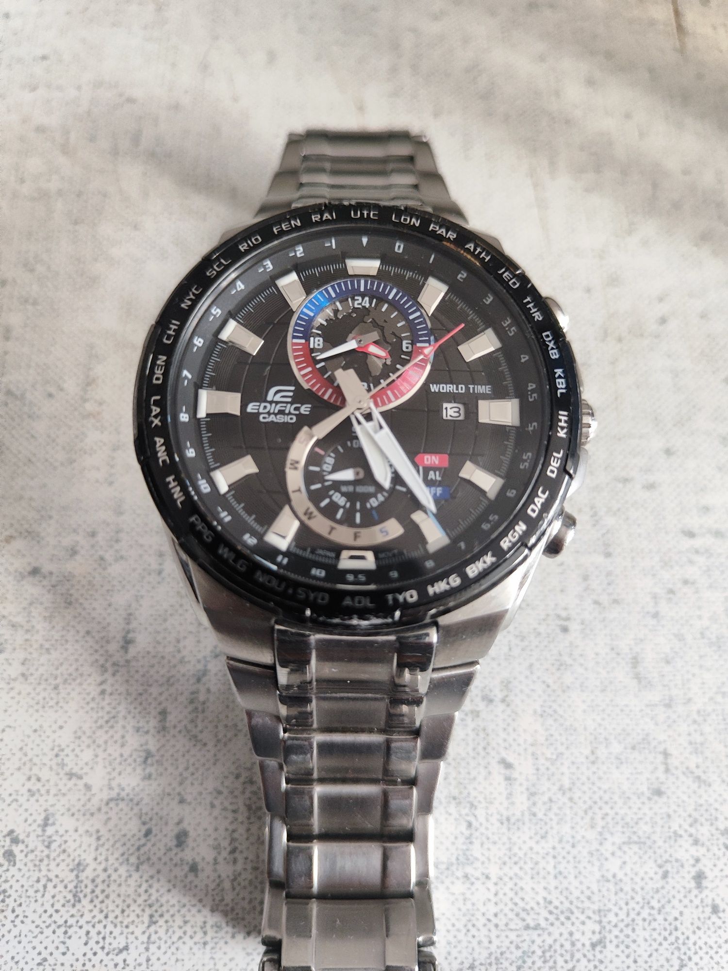 Японские наручные часы Casio Edifice EFR-550D-1A с хронографом