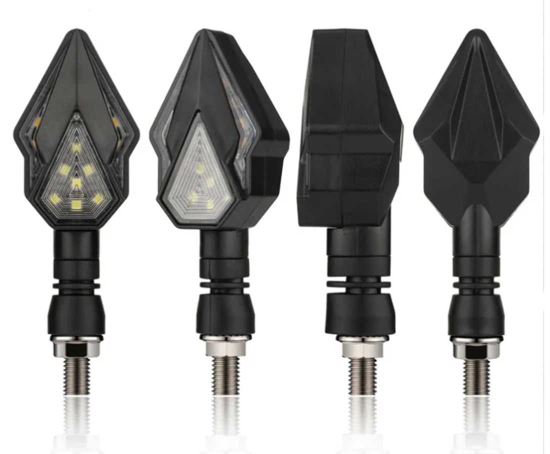 LED Диодни мигачи за мотор с дневна светлина - 2 броя.