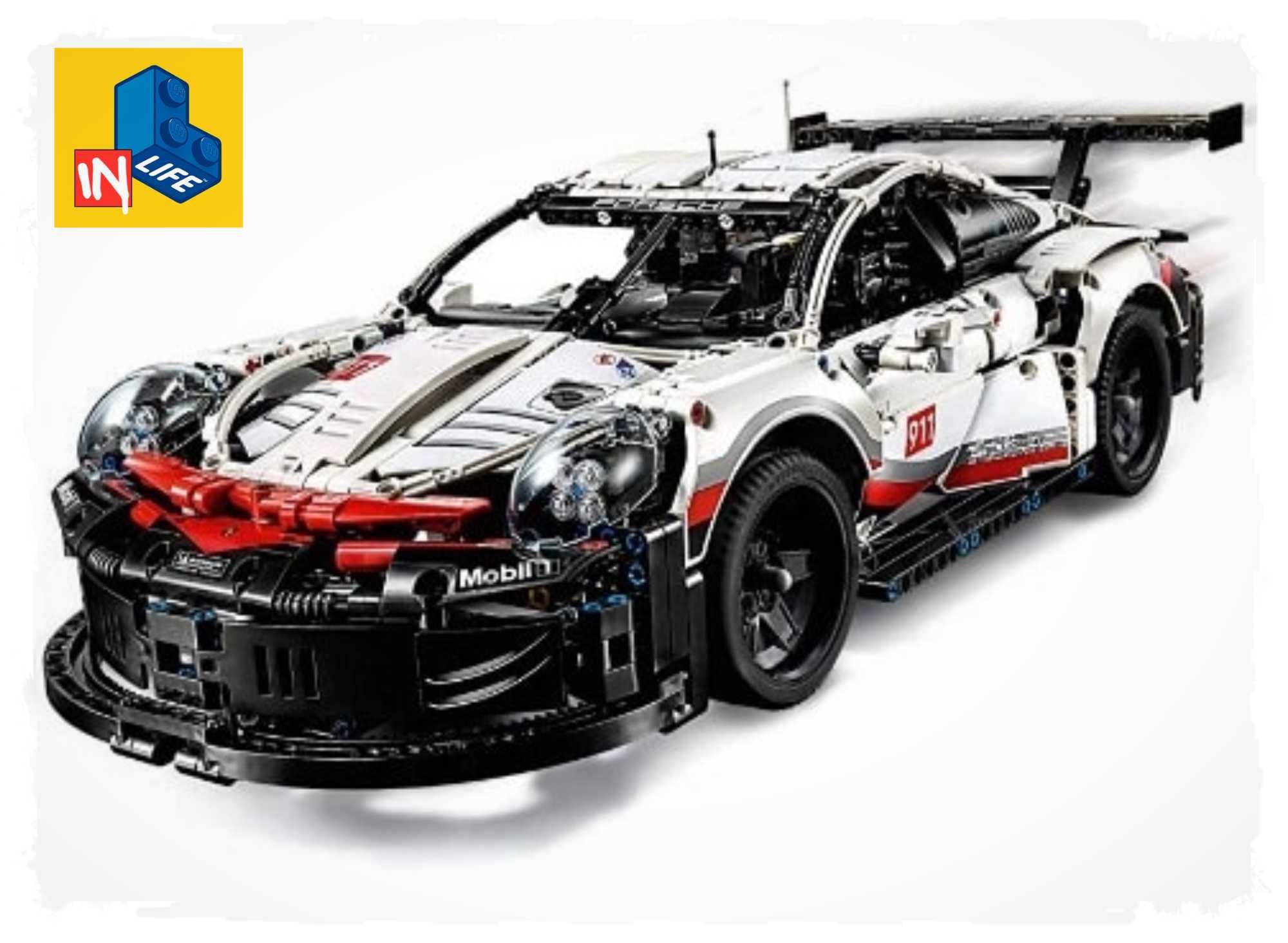 NOU Masina Tip Technic Porsche 911 RSR 42096 - 50cm