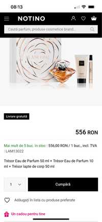 Set tresor lancome nou+cadou