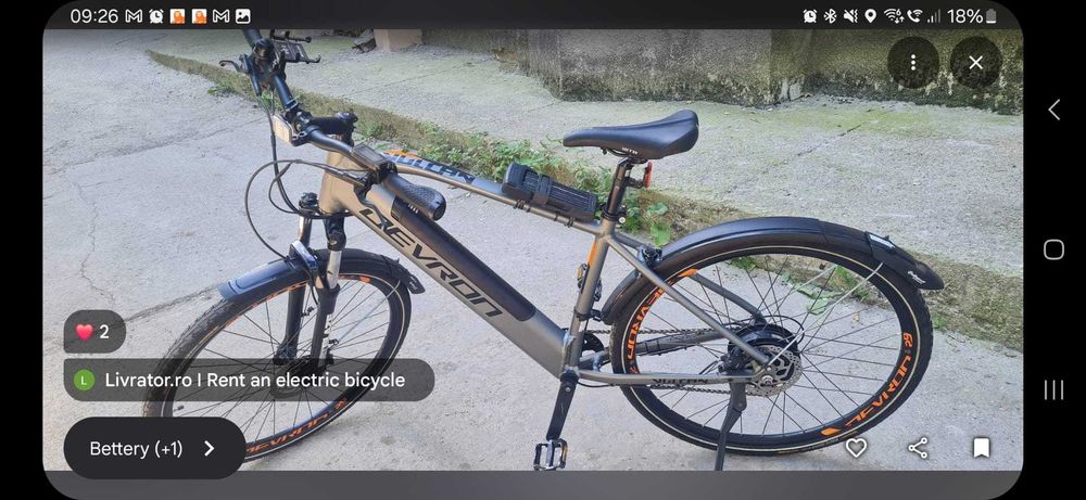 Electric bike bicycle rental center Delivery Courier Glovo Tazz Bolt