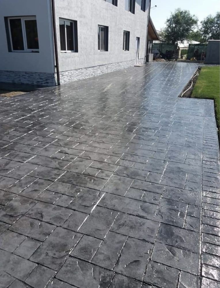 Beton amprentat Bucuresti si Ilfov diferite modele si culori