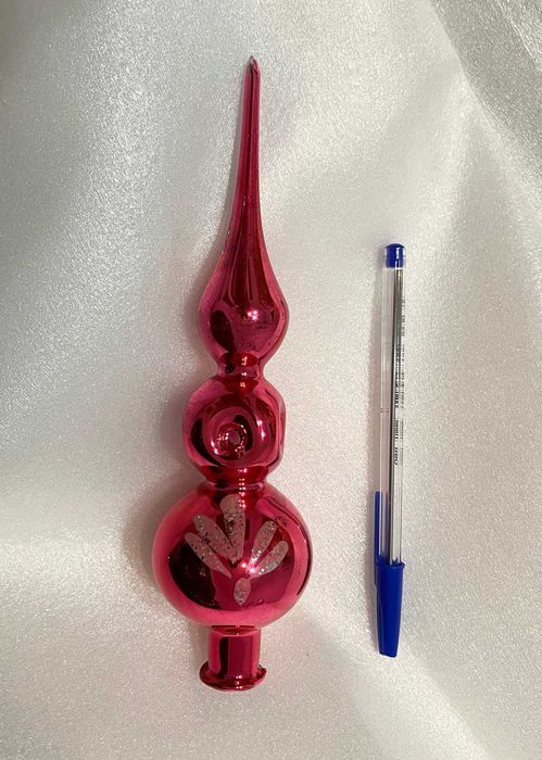 Съветски стъклени коледни играчки за елха