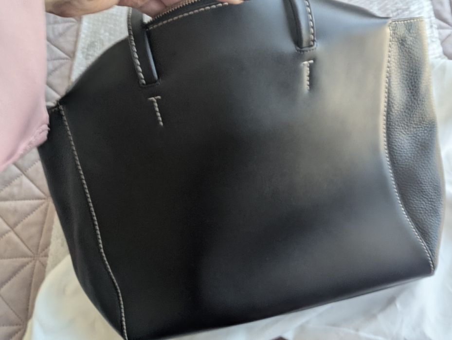 Furla Кожена шопинг чанта Regina