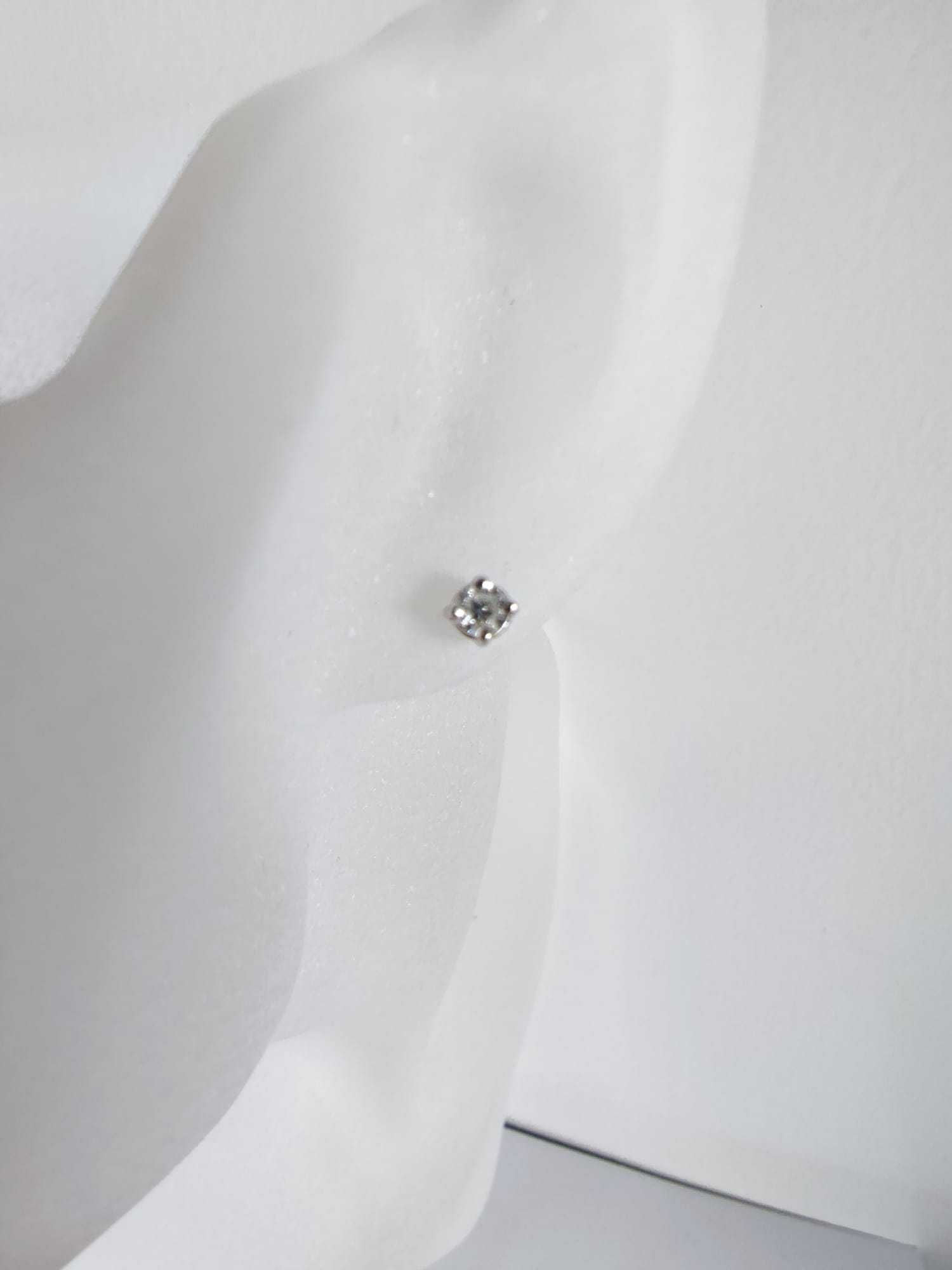 Cercei aur 14k cu diamante 0.55ct