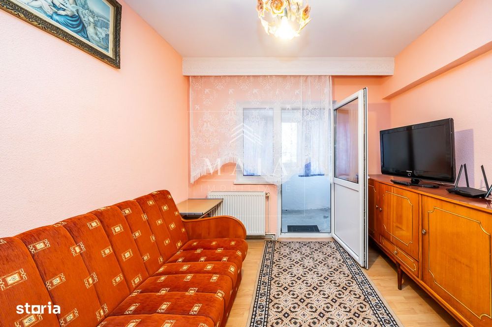 Apartament 2 camere decomandate, balcon inchis, etaj 2, str. Siretului