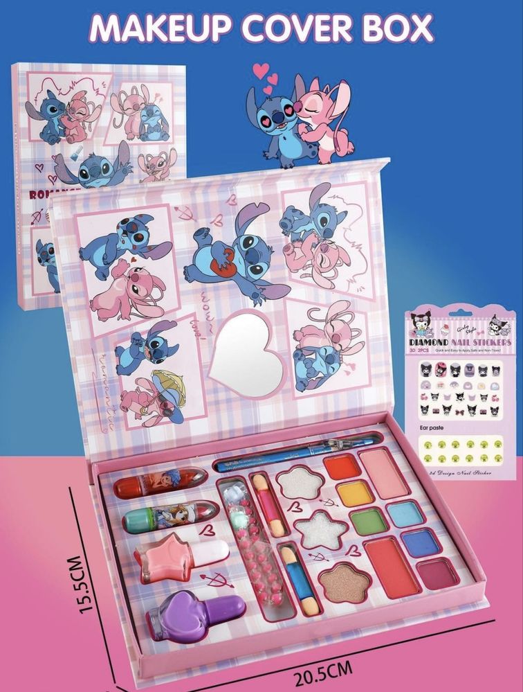 Комплект с гримове Стич, Лило и Стич Lilo & Stitch
