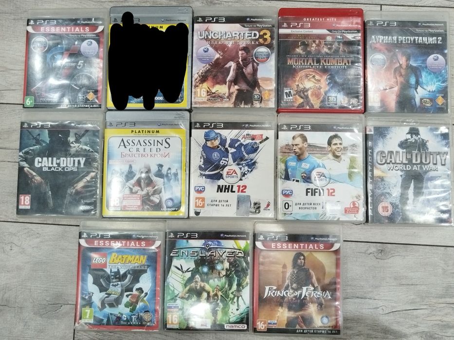 Диски на PlayStation 3