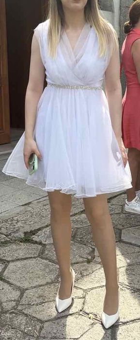 Бяла рокля подходяща за кръщене или сватба