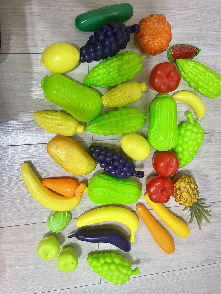 Овощи и фрукты игрушечные