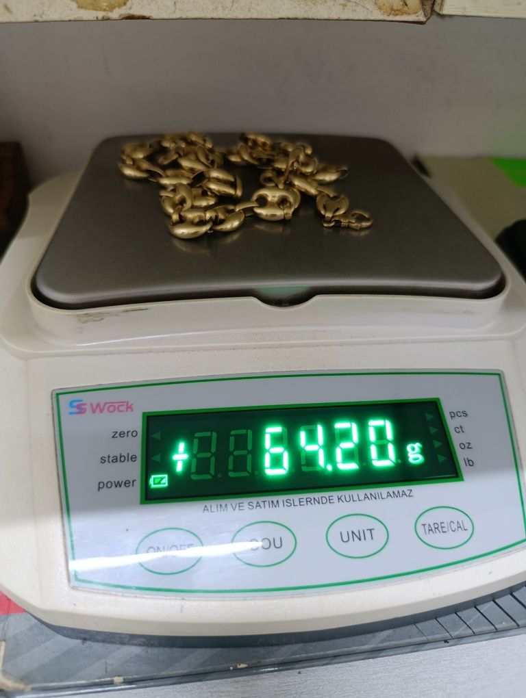 Масивен златен ланец 64,20гр-Плътен