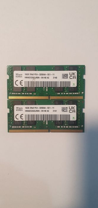 Memorie 32GB DDR4 3200 laptop sodimm, 2 x 16GB DDR4 3200