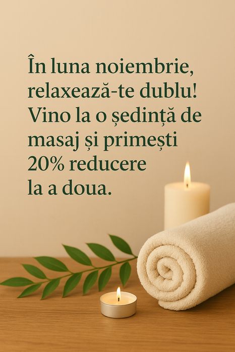 Masaj terapeutic si de relaxare