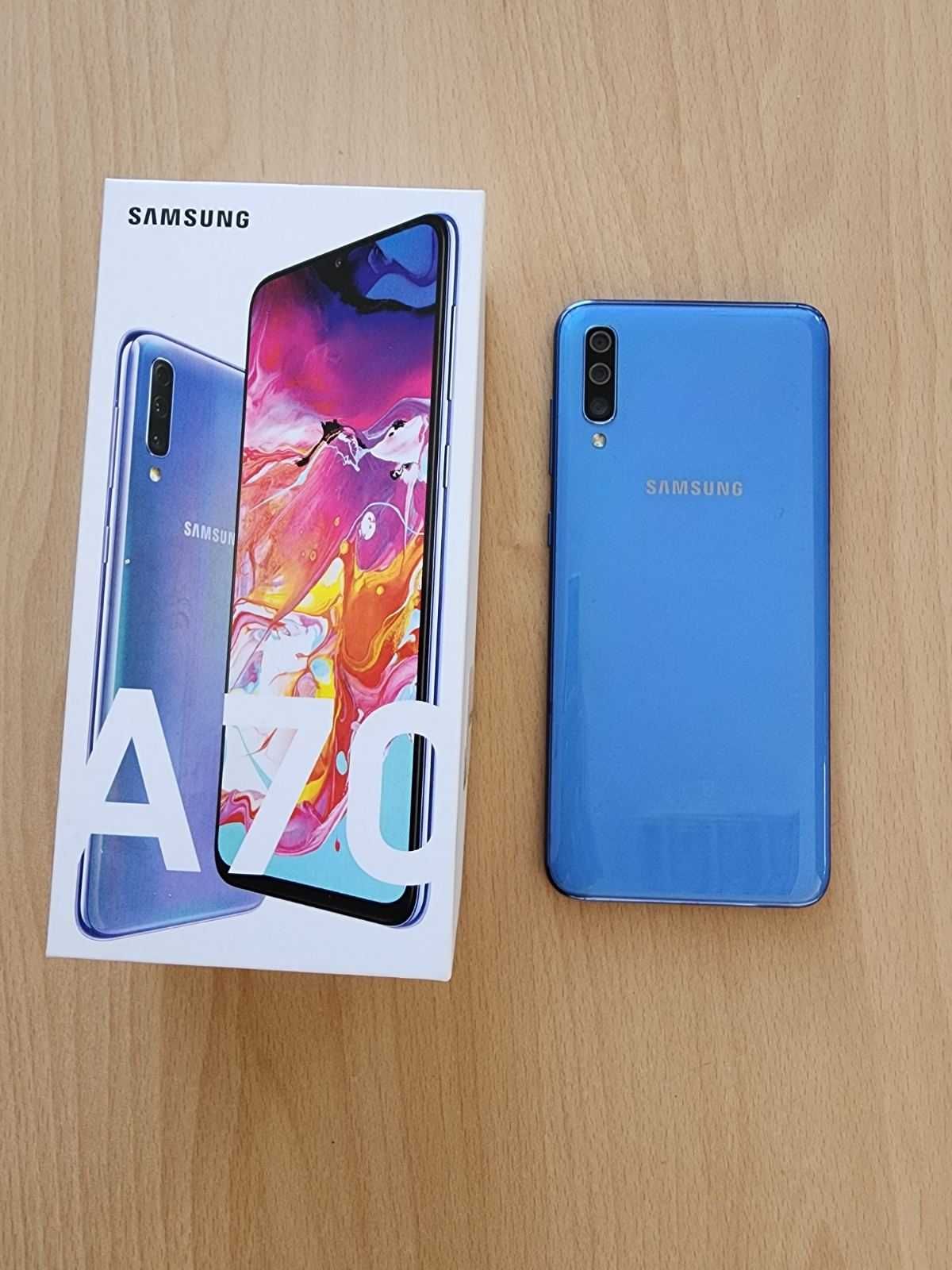 Смартфон Samsung Galaxy A70,Dual SIM,128GB,6GB RAM,4G/като нов/-300 лв