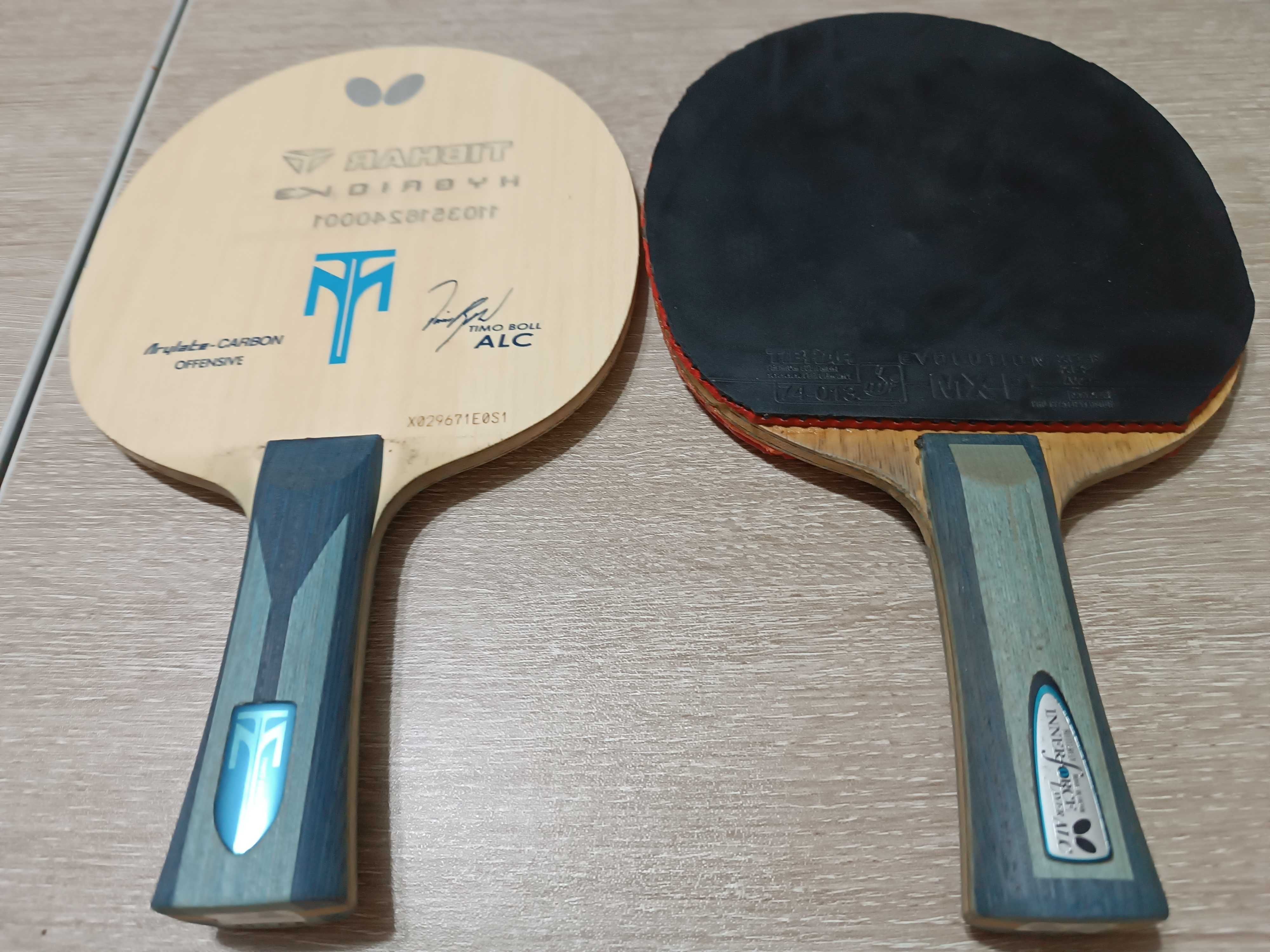 Buterfly Timo Boll ALC and Buterfly Inerforce ALC