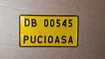 Numere auto ornamental