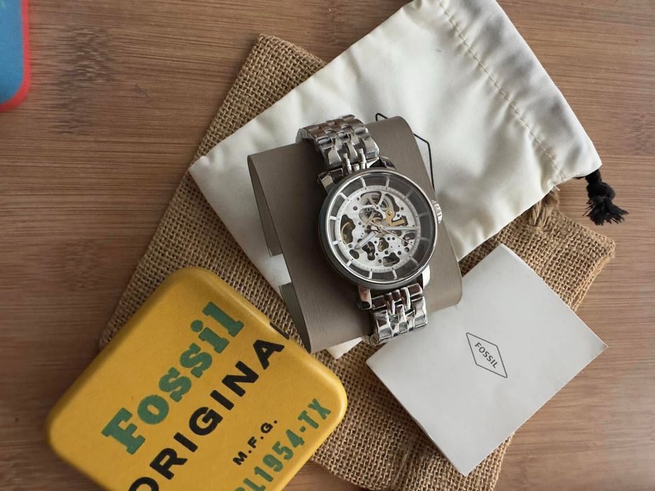Ceas Fossil de dama Boyfriend nou ME3067 silver automatic
