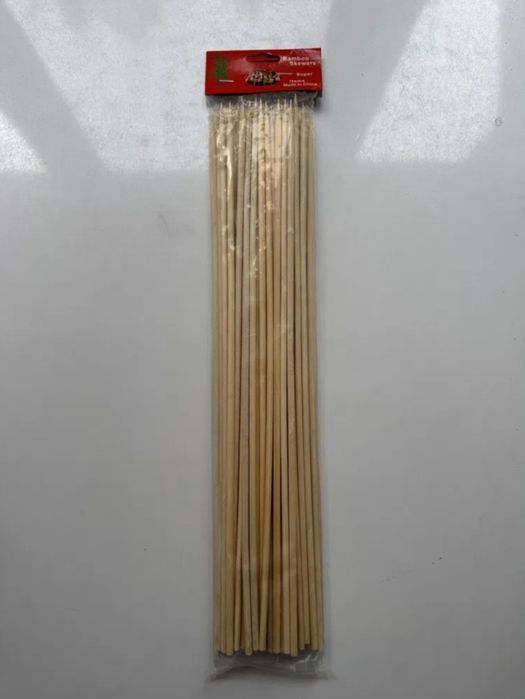 Bambuk shpashka yogʻoch tayoqchalar sixlar