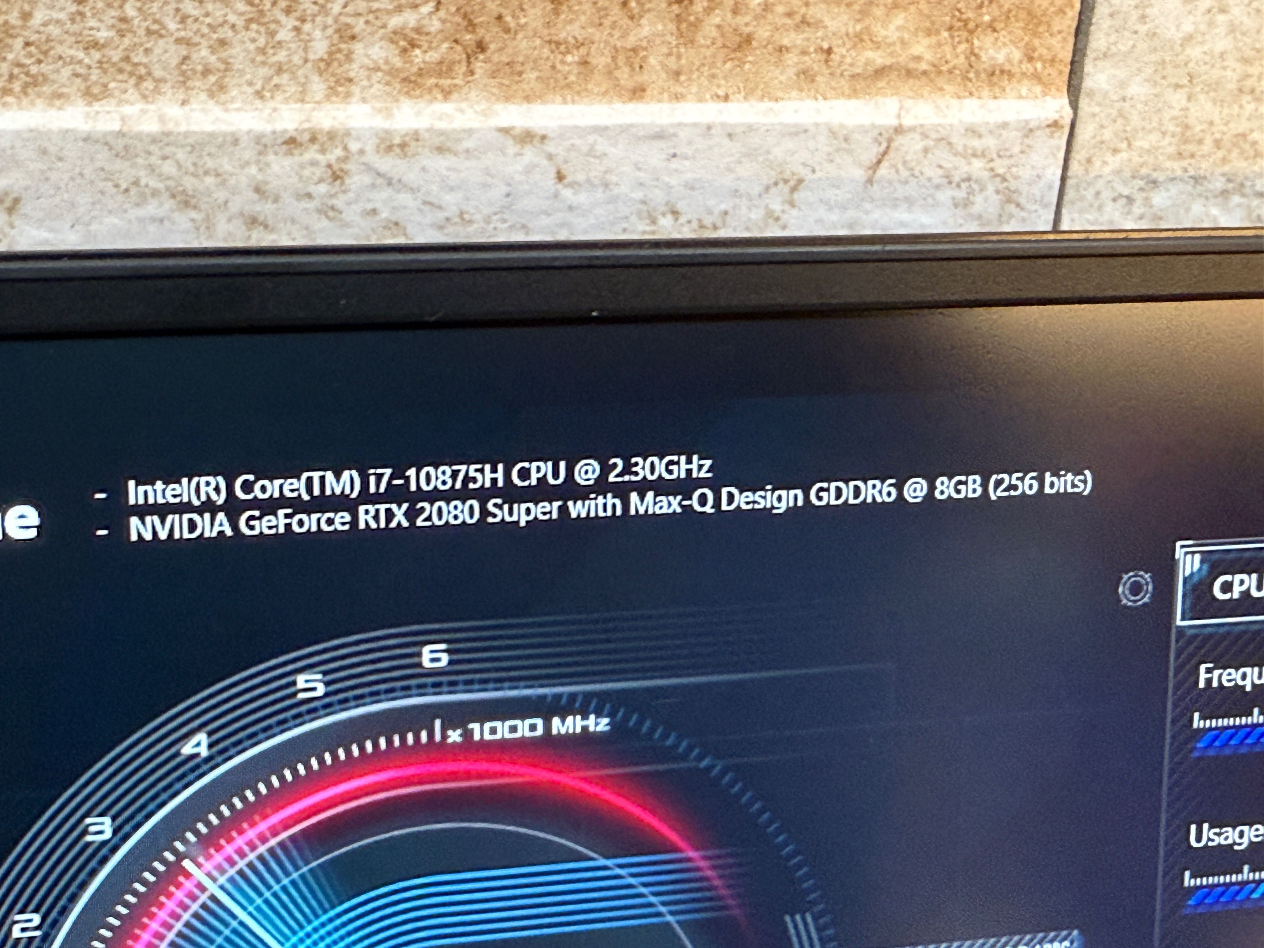 Asus Rog Zephyrus S15 RTX2080 Super 8GB Core i7 10875H/32GB/1TB/300HZ
