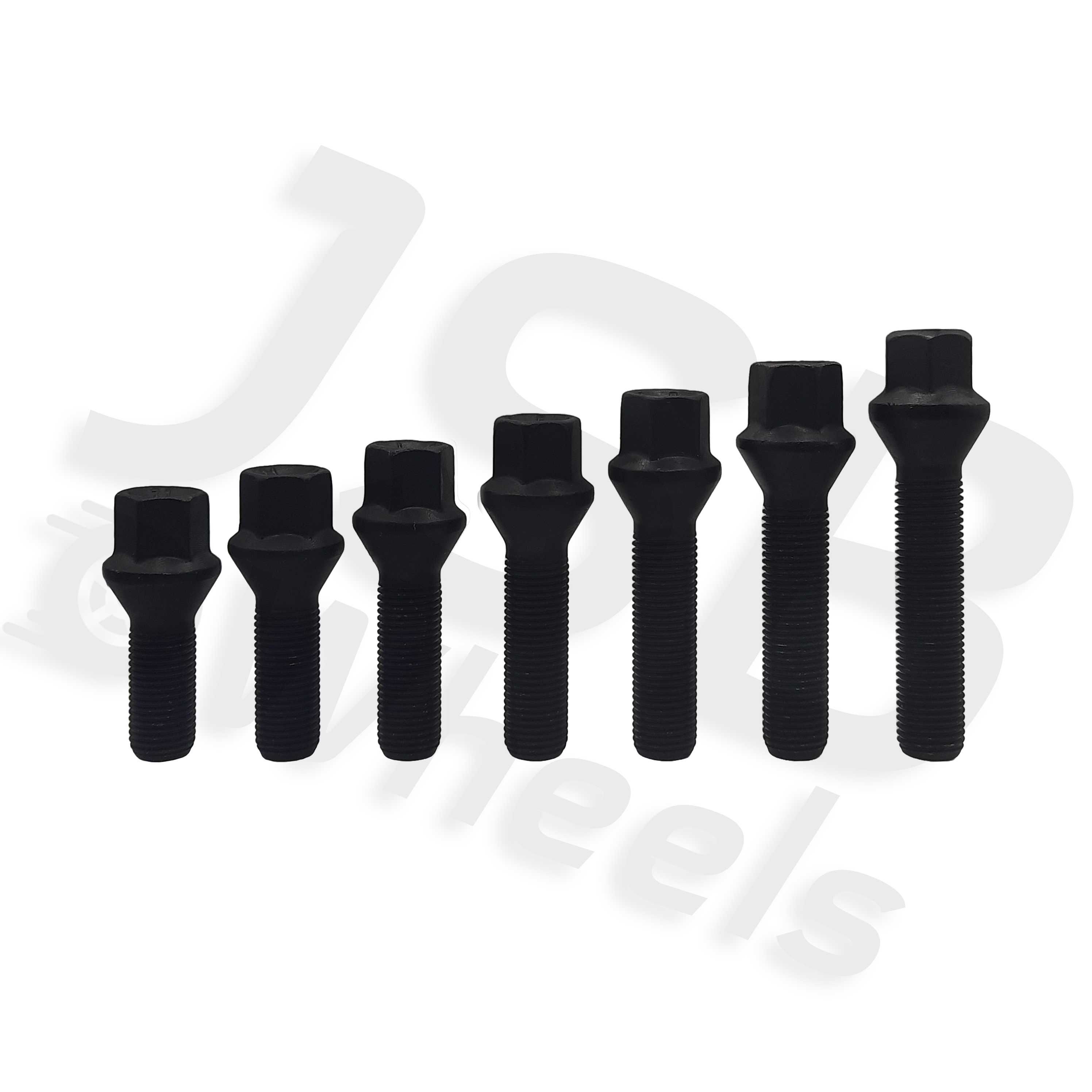 Prezoane negre noi jante M14x1.5 30 mm VW,Seat,Skoda,Audi,Mercedes