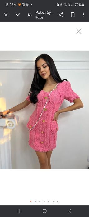 Дамска рокля от букле