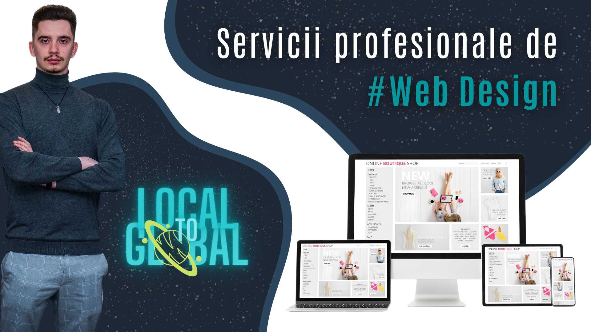 Servicii profesionale de WebDesign - Construim Website-uri de calitate