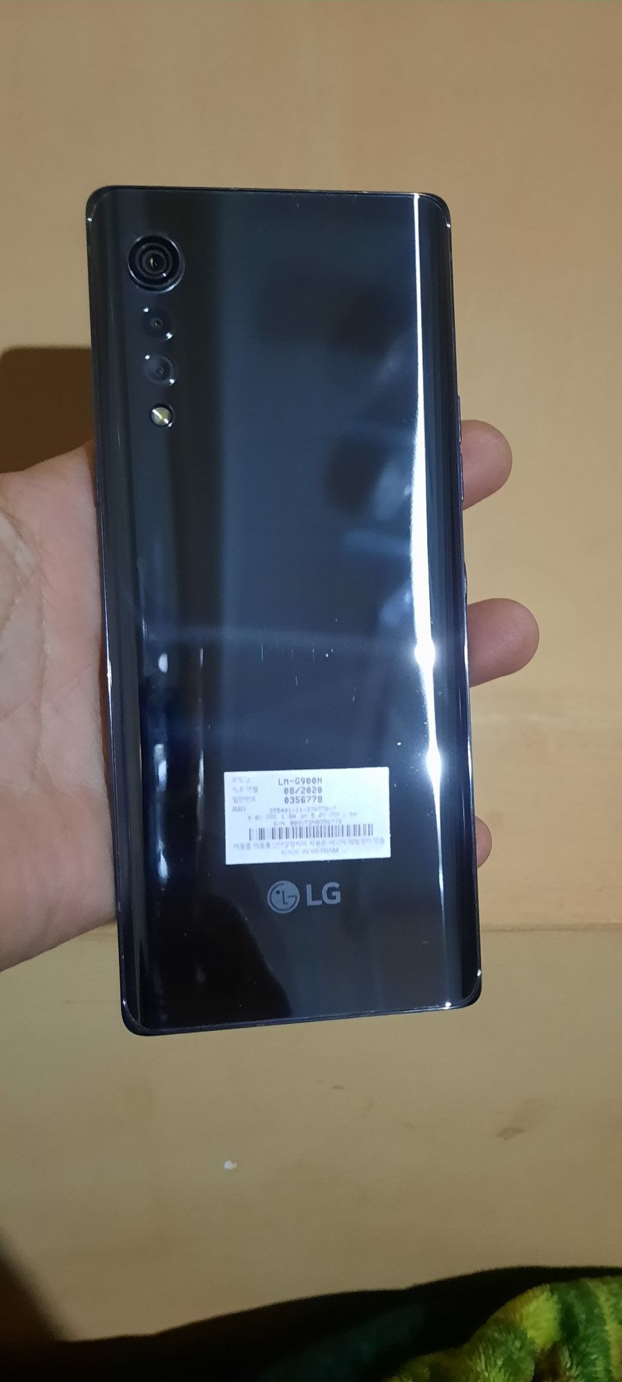 Lg velvet 5g зор холатда