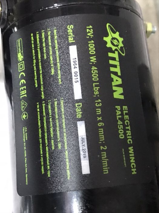 Troliu Platforma 12V -4500lbs ( 2050 kg)