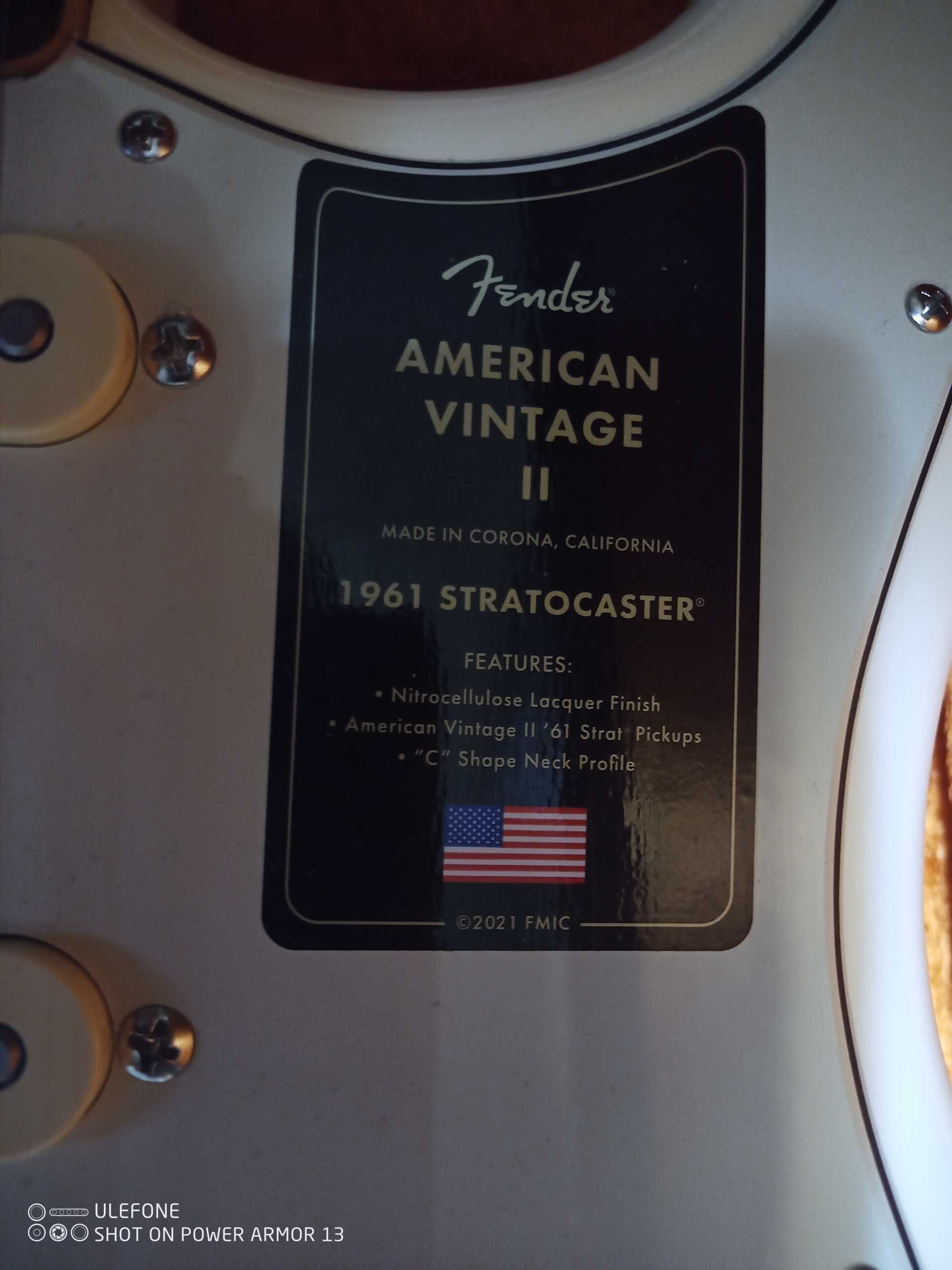 Продавам електрическа китара Fender Stratocaster American vintage