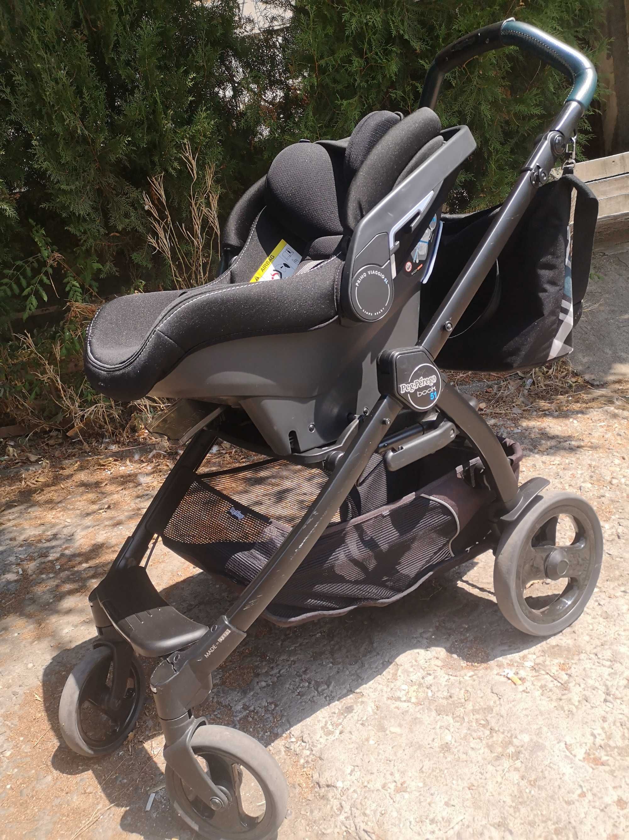 Детска количка Peg Perego Book Tartan Elite Modular 3в1