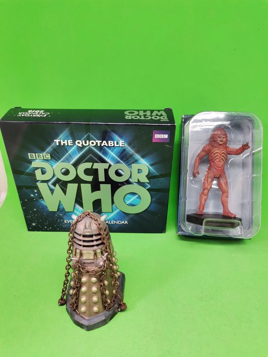 Dr Who. Calendar 2016 și figurină Zygon. Figurină Dalek din metal