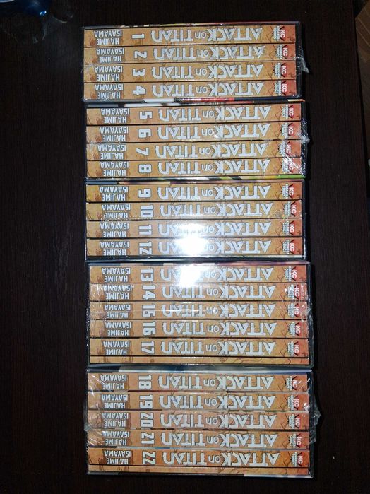 Manga Attack on Titan vol 1-22