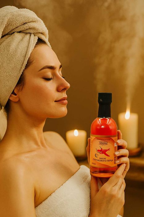 Масло стручка перца 250мл  (Қизил қалампир мойи) НОВИНКА!!!