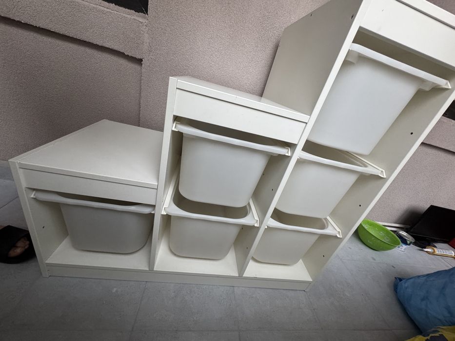 Ikea trofast + 6 cutii pt depozitare
