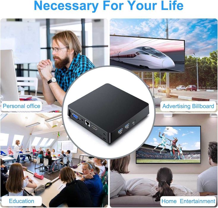 Mini PC Acepc T11,procesor Intel Atom X5-Z8350  si SSD WD 500gb,nou