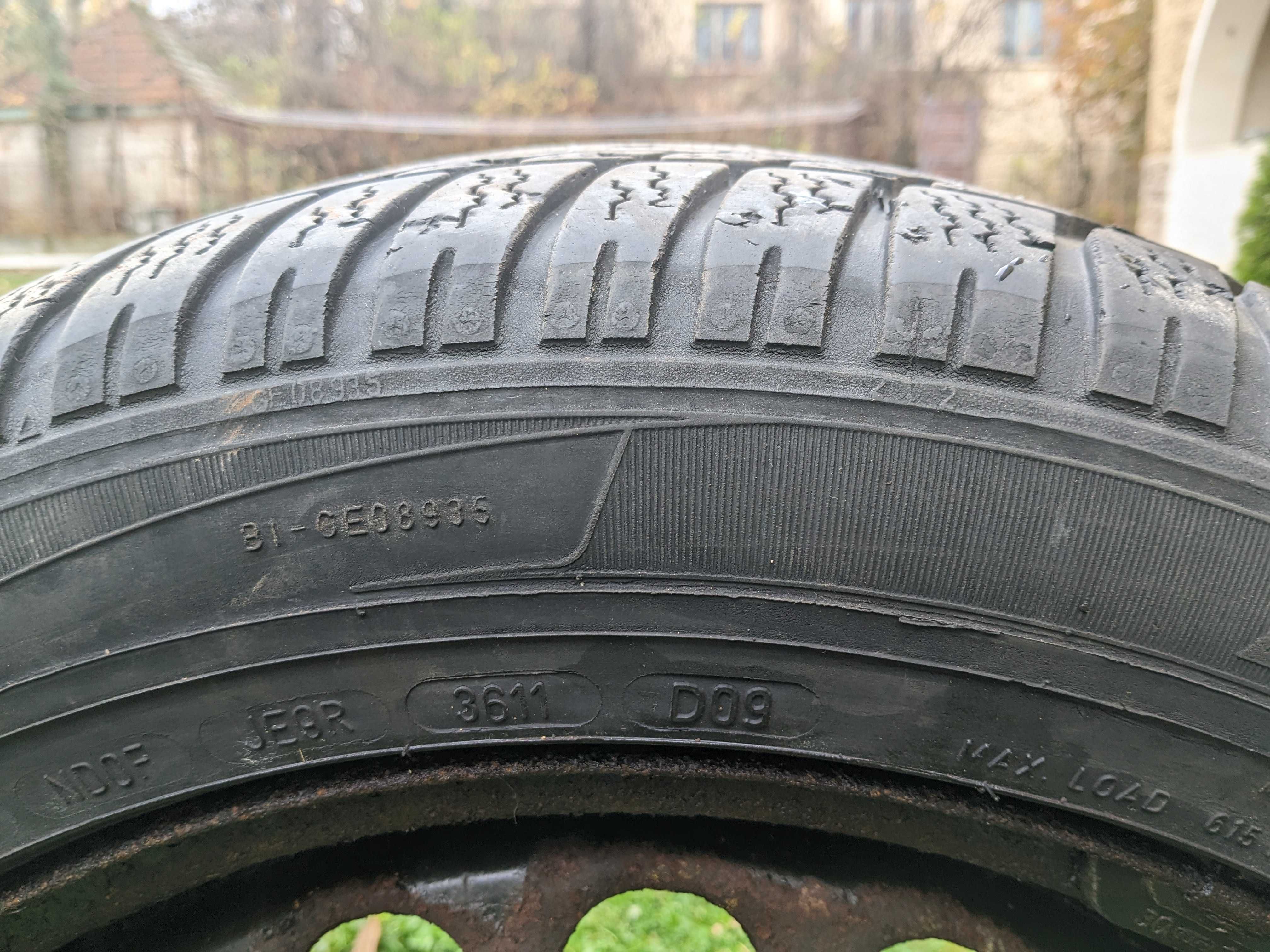 Cauciucuri 205/55 R16 Dunlop cu jante VW