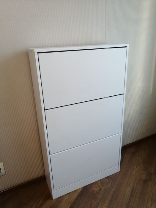 Обувница белая, шкаф для обуви, шкаф в прихожую