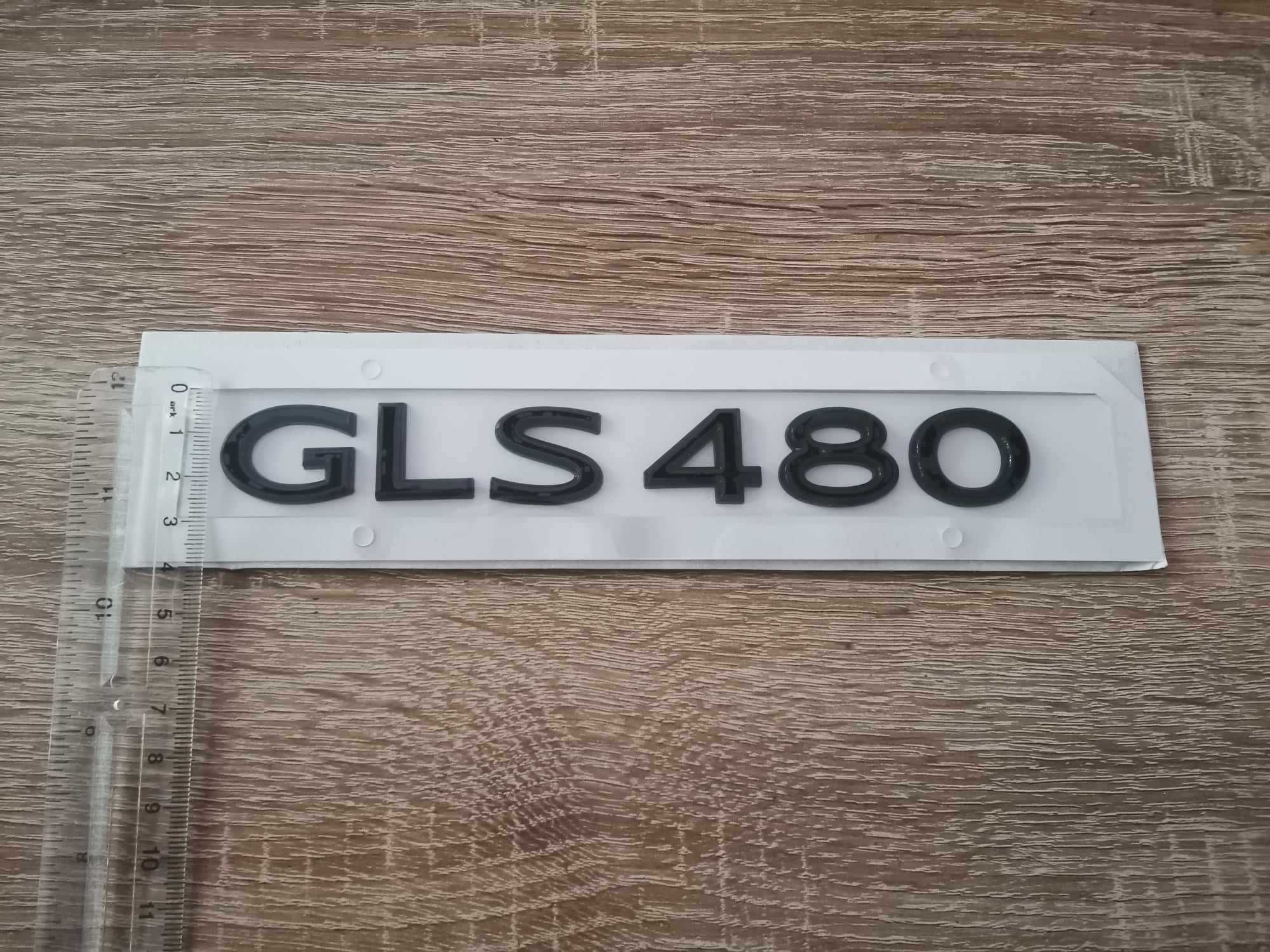 черен надпис нов стил Mercedes Benz GLS 480