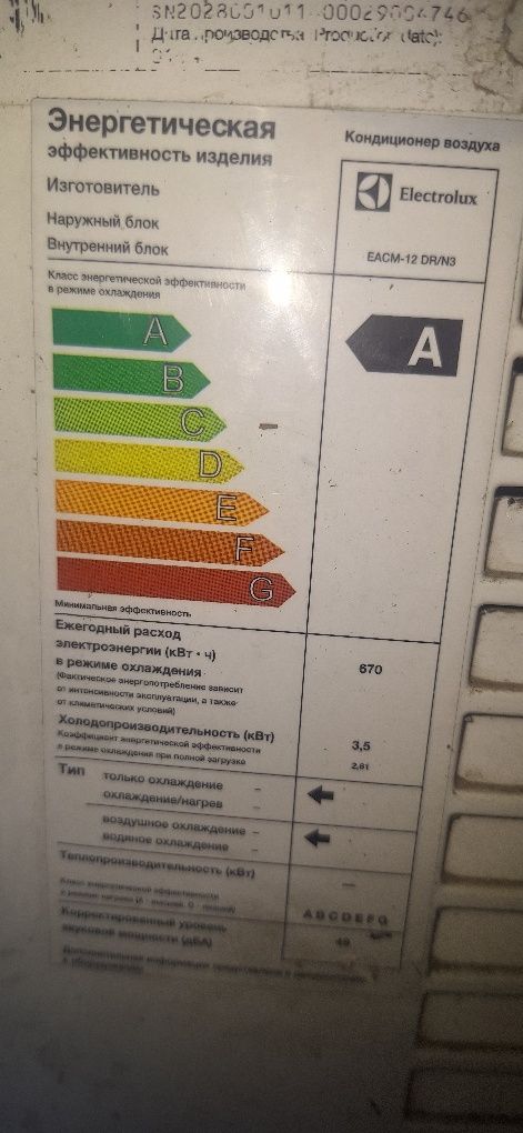 Продается кондиционер в идеальном соседнее 12 електрлух