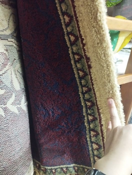 Шерстяной ковер 2.5*5.5 метр, советский толком не пользовались