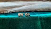 Cercei cu moissanite
