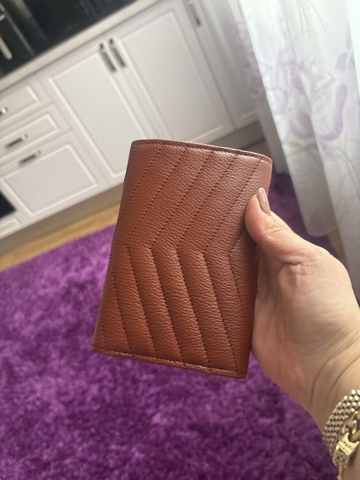 Portofel , Laura Maxim , piele naturala ! Rust